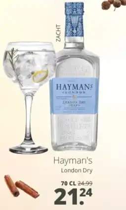 Mitra Haymans London Dry aanbieding