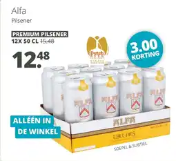 Mitra Alfa Pilsener aanbieding
