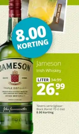 Mitra Jameson Irish Whiskey aanbieding