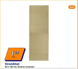 Action Strandmat aanbieding