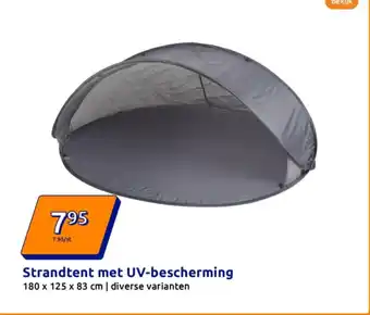 Action Strandtent met UV bescherming aanbieding