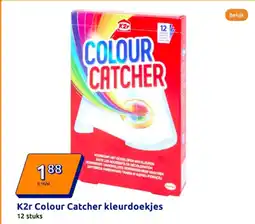 Action K2r Colour Catcher kleurdoekjes aanbieding