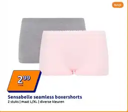 Action Sensabelle seamless boxershorts aanbieding