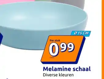 Action Melamine schaal aanbieding