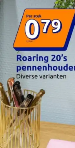 Action Roaring 20's pennenhouder aanbieding