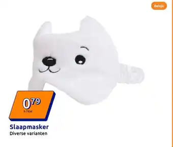 Action Slaapmasker aanbieding