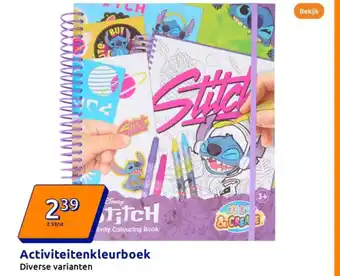 Action Activiteitenkleurboek aanbieding