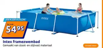 Action Intex framezwembad aanbieding
