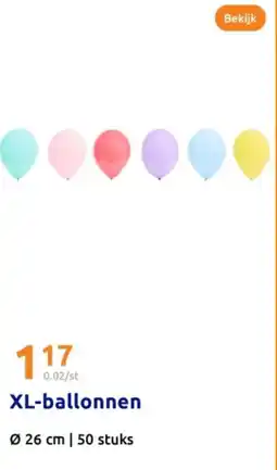 Action XL-ballonnen aanbieding