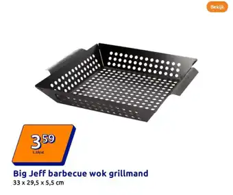 Action Big Jeff barbecue wok grillmand aanbieding