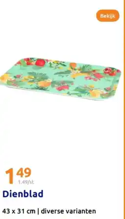 Action Dienblad aanbieding
