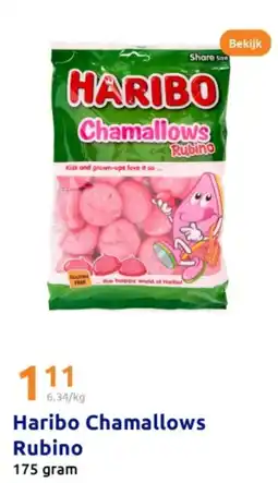 Action Haribo Chamallows Rubino aanbieding