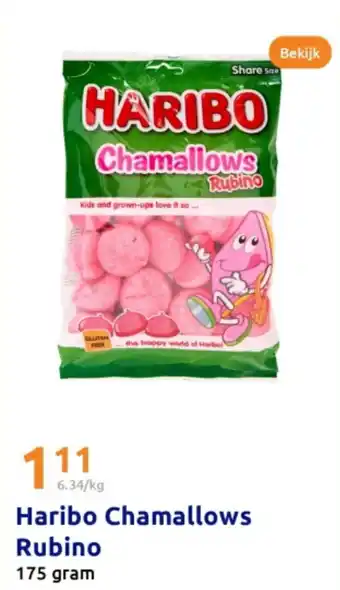 Action Haribo Chamallows Rubino aanbieding