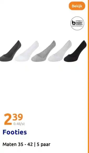 Action Footies aanbieding