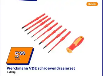 Action Werckmann VDE schroevendraaierset aanbieding