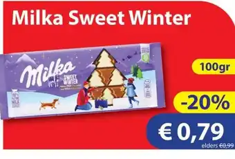 Die Grenze Milka Sweet Winter aanbieding