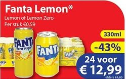 Die Grenze Fanta Lemon aanbieding