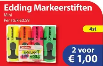 Die Grenze Edding Markeerstiften aanbieding