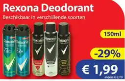 Die Grenze Rexona Deodorant aanbieding