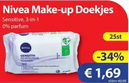 Die Grenze Nivea Make-up Doekjes aanbieding