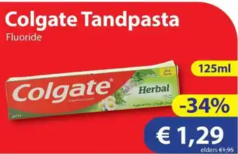 Die Grenze Colgate Tandpasta Fluoride aanbieding