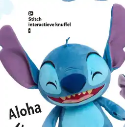 Intertoys Stitch interactieve knuffel aanbieding