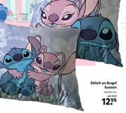 Intertoys Stitch en Angel kussen aanbieding