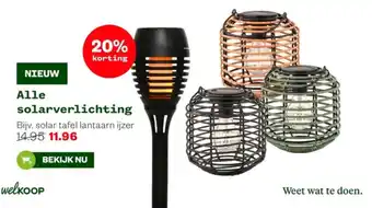 Welkoop Alle solarverlichting aanbieding
