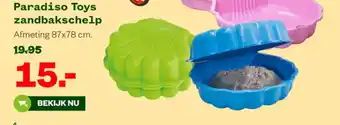 Welkoop Paradiso Toys zandbakschelp aanbieding