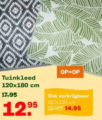 Welkoop Tuinkleed aanbieding