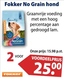 Huisdier Voordeelshop Fokker No Grain hond aanbieding