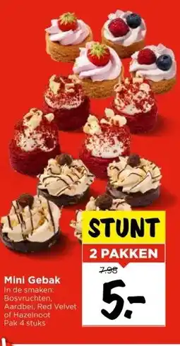 Vomar Voordeelmarkt Mini Gebak aanbieding