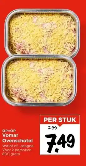 Vomar Voordeelmarkt Vomar Ovenschotel aanbieding