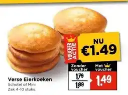 Vomar Voordeelmarkt Verse Eierkoeken aanbieding