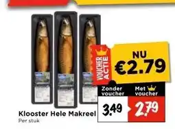 Vomar Voordeelmarkt Klooster Hele Makreel aanbieding