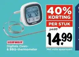 Vomar Voordeelmarkt LEIFHEIT Digitale Oven- & BBQ-thermometer aanbieding