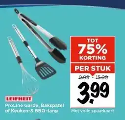 Vomar Voordeelmarkt LEIFHEIT ProLine Garde, Bakspatel of Keuken-& BBQ-tang aanbieding