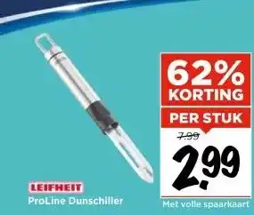Vomar Voordeelmarkt LEIFHEIT ProLine Dunschiller aanbieding