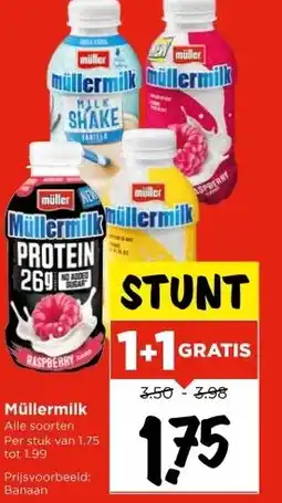 Vomar Voordeelmarkt Müllermilk aanbieding