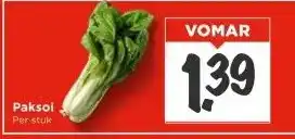Vomar Voordeelmarkt Paksoi aanbieding
