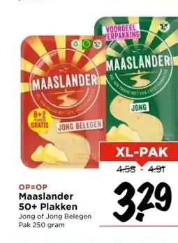 Vomar Voordeelmarkt Maaslander 50+ Plakken aanbieding