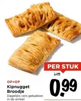 Vomar Voordeelmarkt Kipnugget Broodje aanbieding