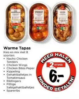 Vomar Voordeelmarkt Warme Tapas aanbieding