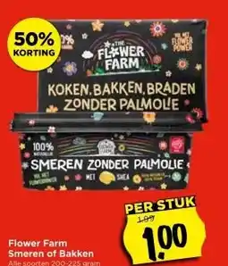 Vomar Voordeelmarkt Flower Farm Smeren of Bakken aanbieding