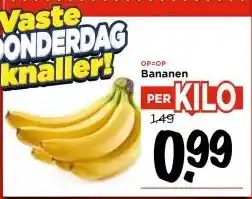 Vomar Voordeelmarkt Bananen aanbieding