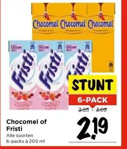 Vomar Voordeelmarkt Chocomel of Fristi aanbieding