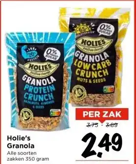 Vomar Voordeelmarkt Holie's Granola aanbieding