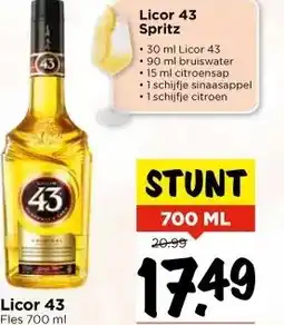 Vomar Voordeelmarkt Licor 43 aanbieding