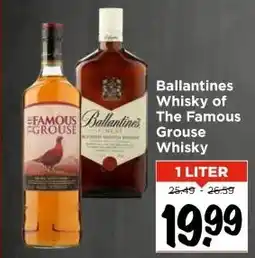 Vomar Voordeelmarkt Ballantines Whisky of The Famous Grouse Whisky aanbieding