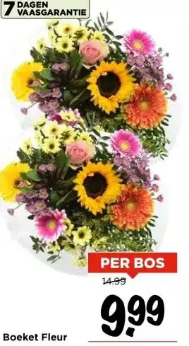 Vomar Voordeelmarkt Boeket Fleur aanbieding